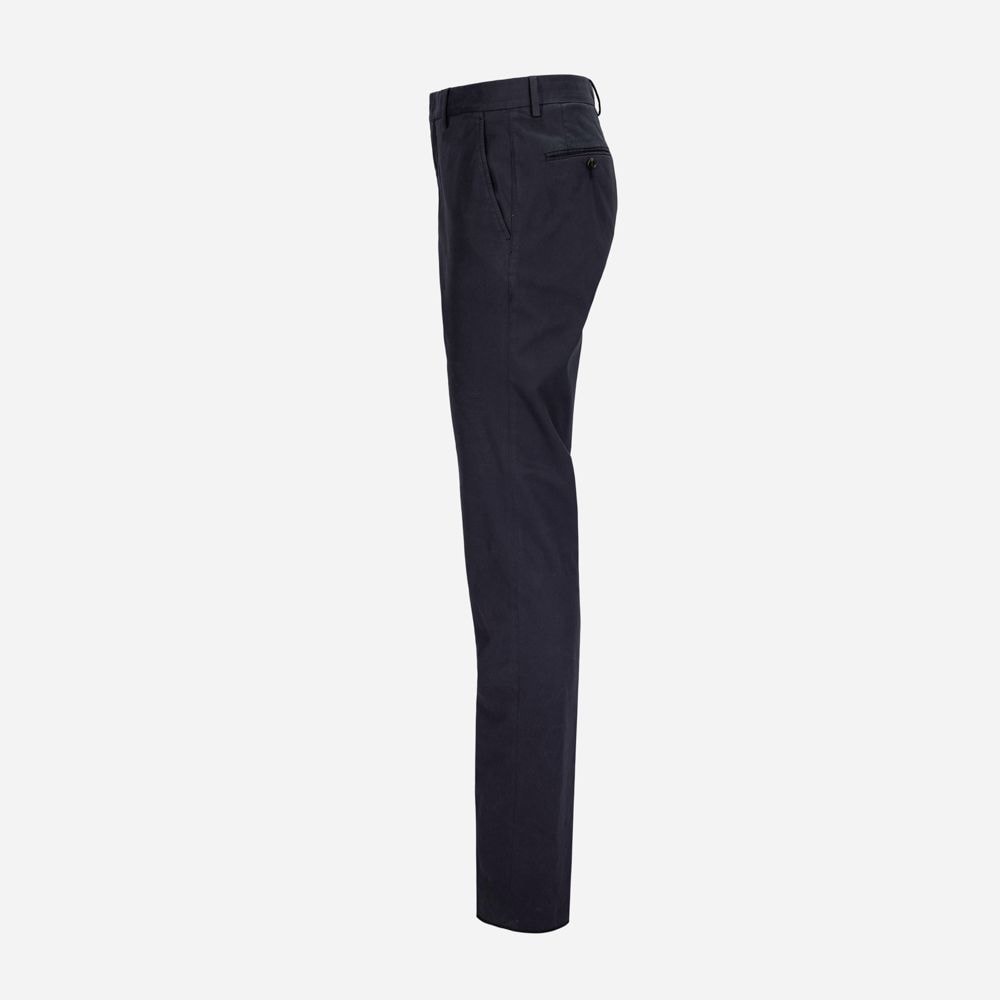 Chino Cotton Stretch - Navy Solid