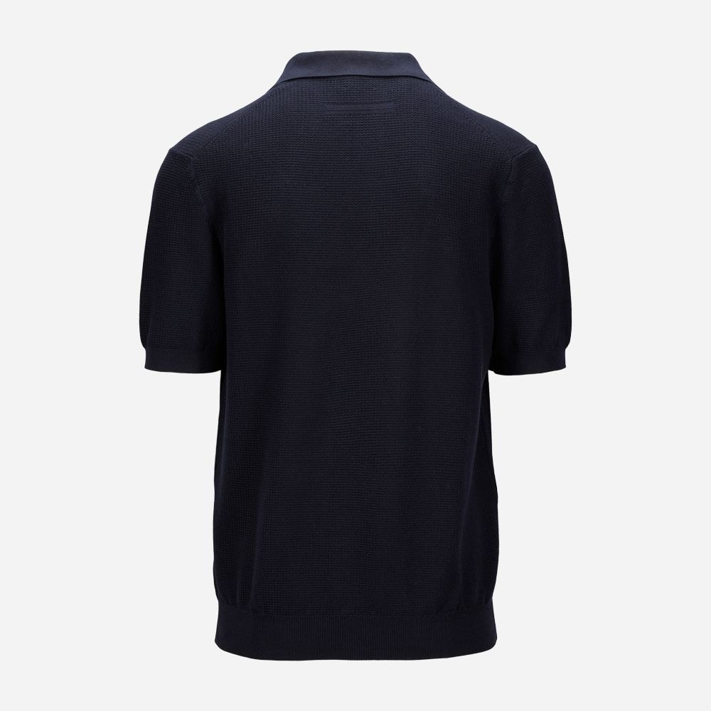 Premium Cotton Polo Shirt - Navy