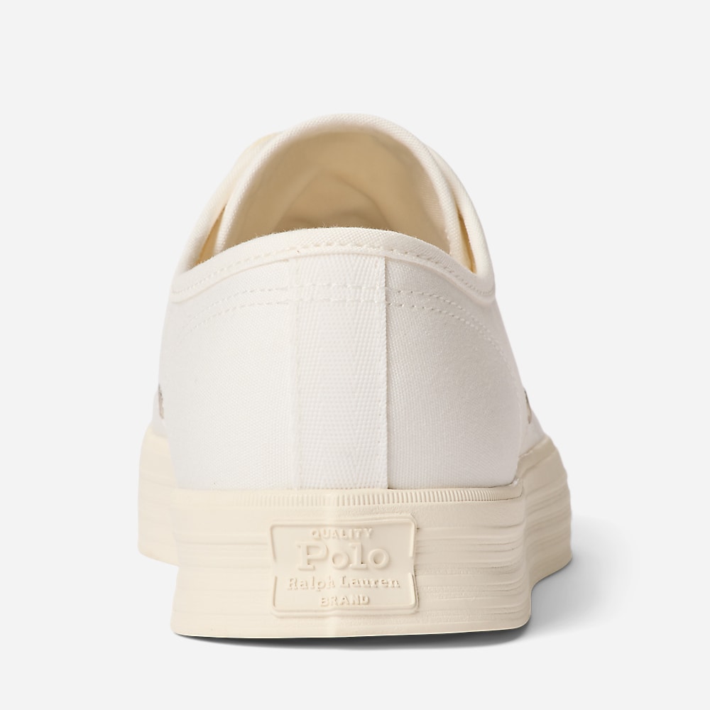 Armin Canvas Low-Top Sneaker - Deckwash White