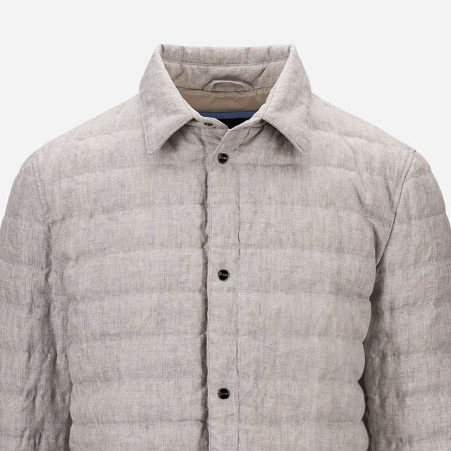Overshirt Linen Jacket - Chantilly