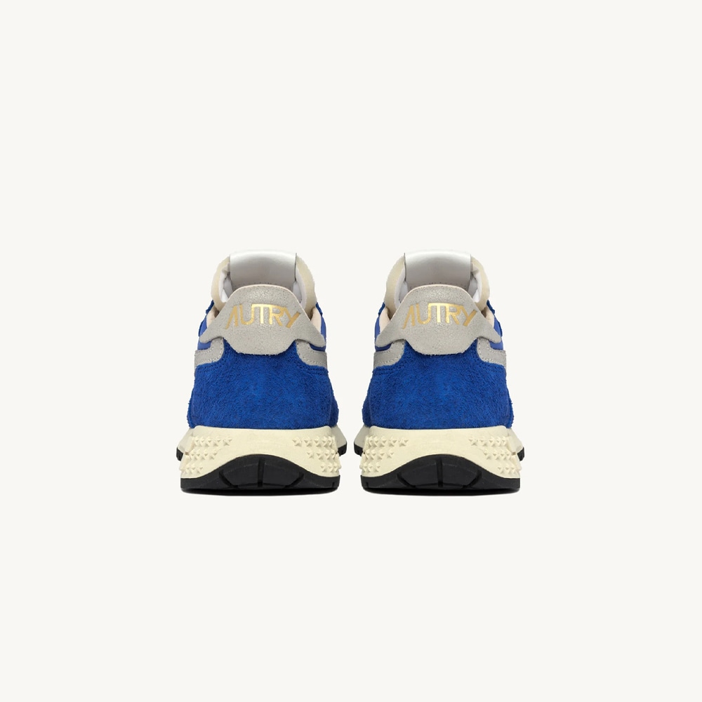 Reelwind Low Sneakers Man - Nylon Crak White-Blue