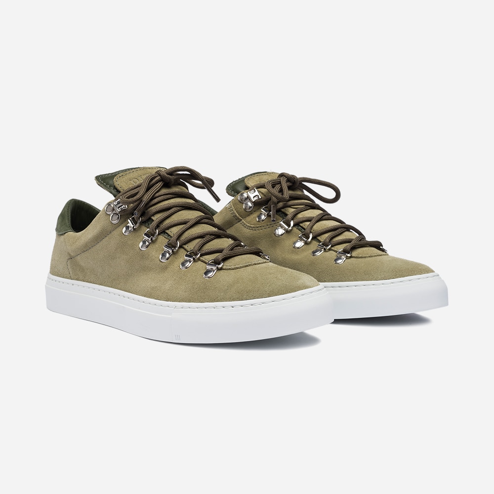 Marostica Low - Olive Suede