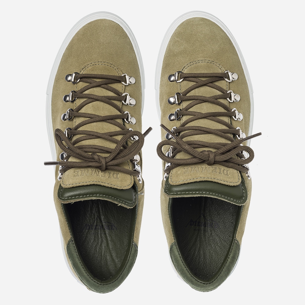 Marostica Low - Olive Suede