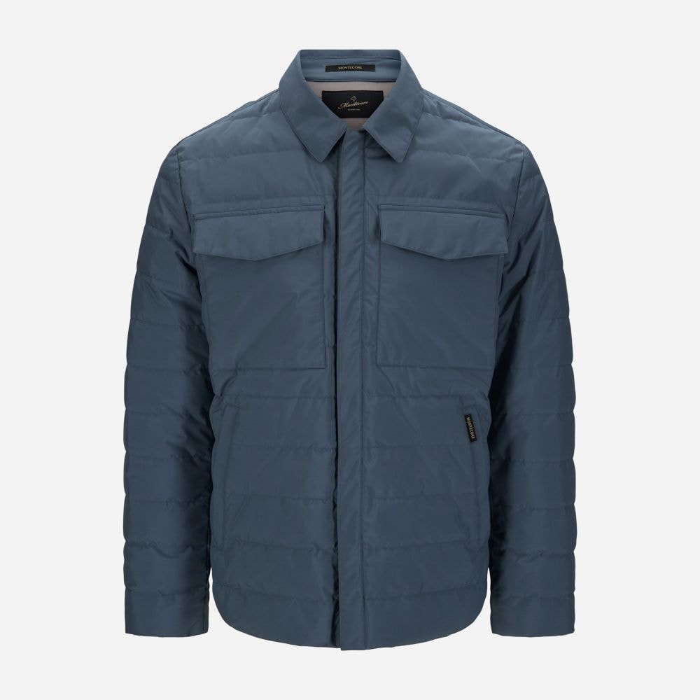 Over Shirt Jacket - Stone Blue