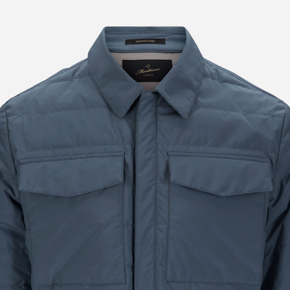 Over Shirt Jacket - Stone Blue