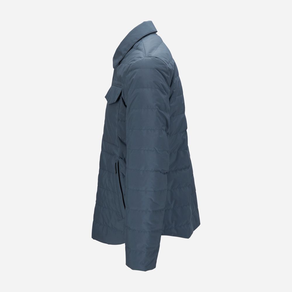 Over Shirt Jacket - Stone Blue