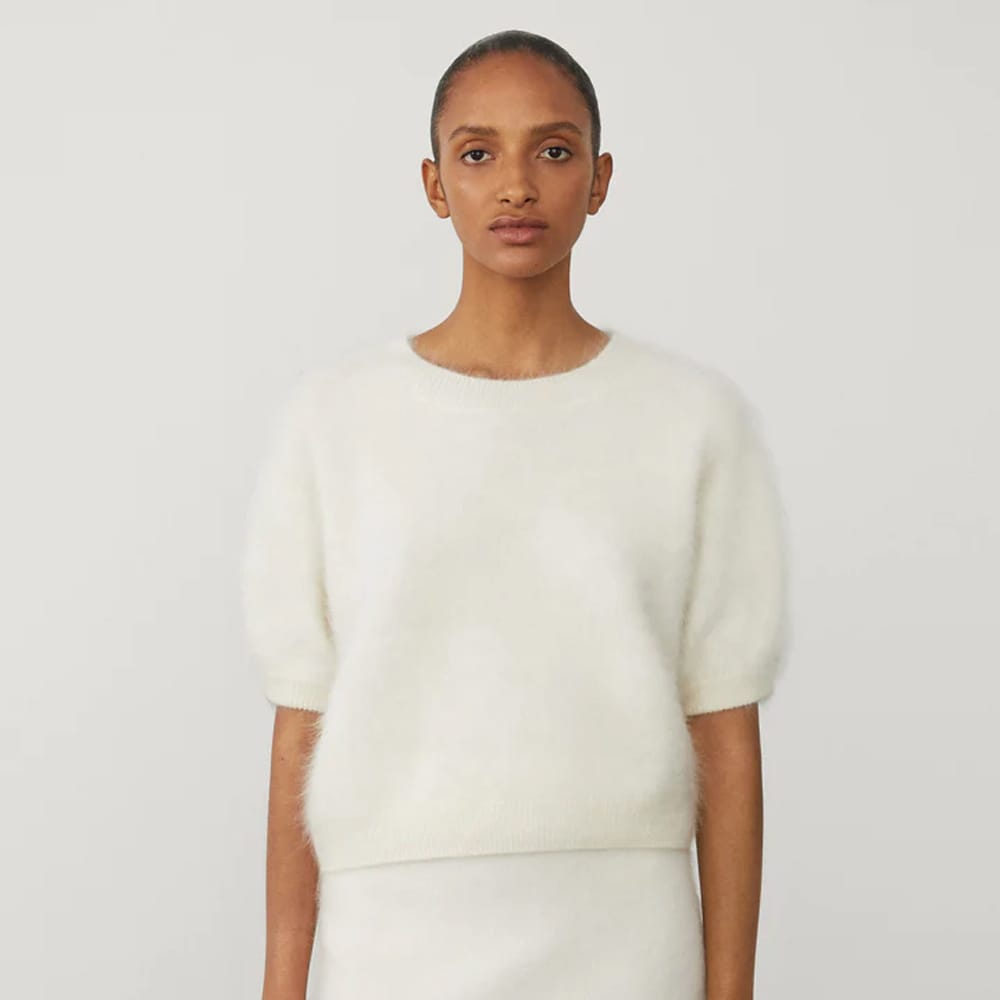The Juniper Sweater - Cream Brushed