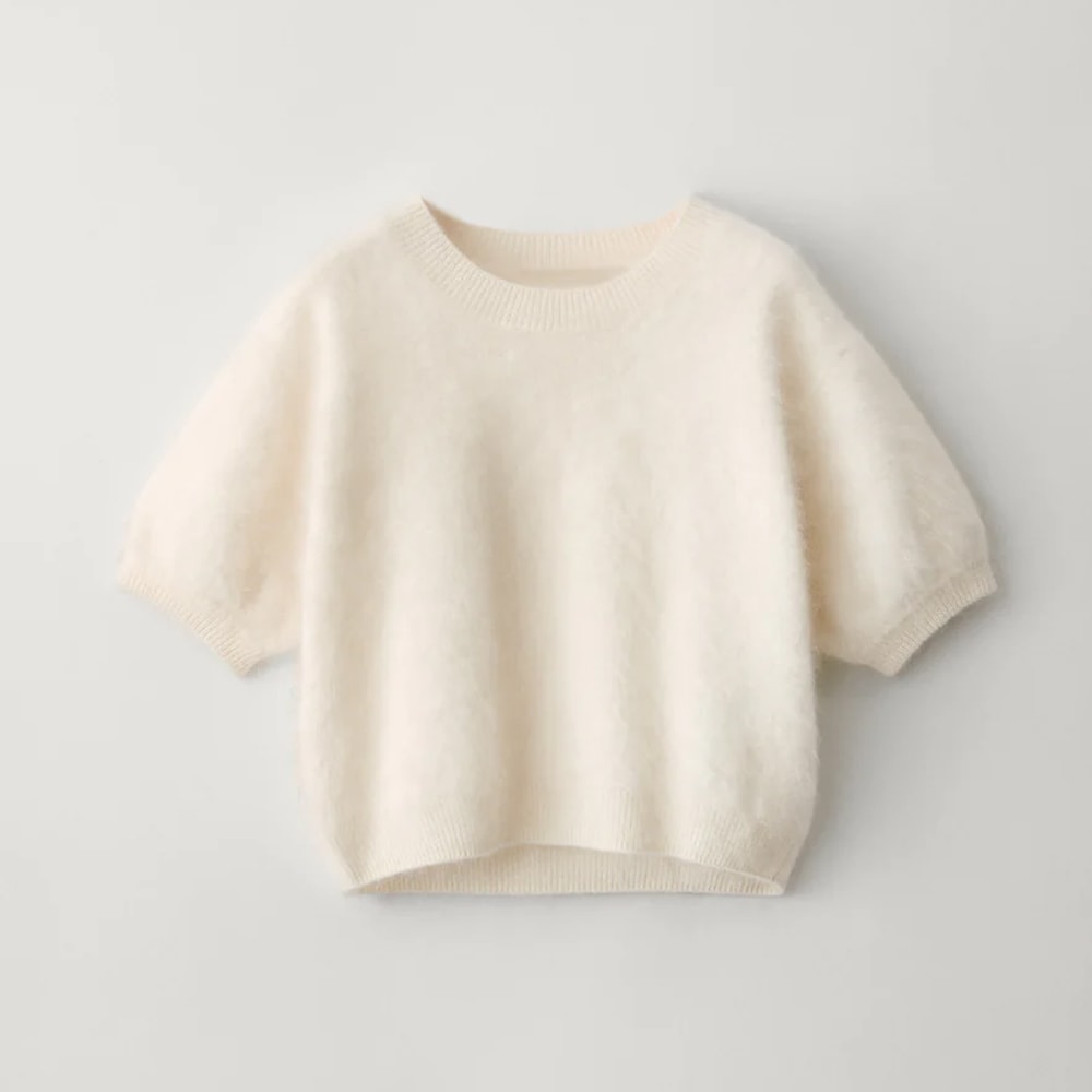 The Juniper Sweater - Cream Brushed
