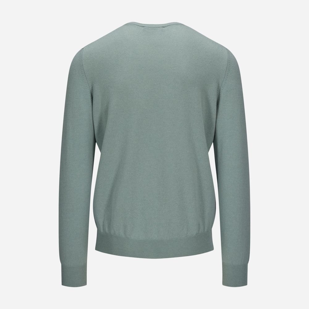 Crew Neck Cashmere - Light Green