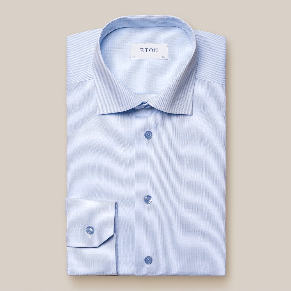 Slim Twill Shirt - Light Blue