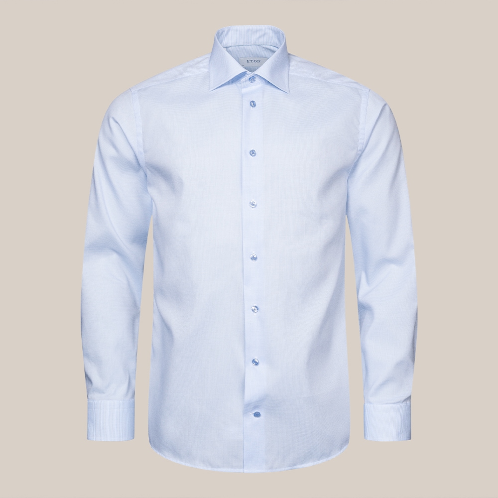 Contemporary Twill Shirt - Light Blue