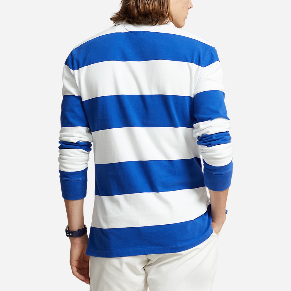The Iconic Rugby Shirt - Cruise Royal/Oxford White