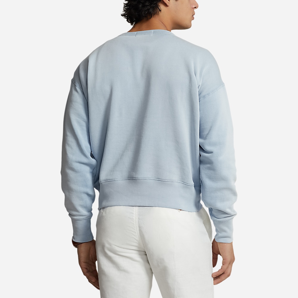 Vintage Fit Fleece Graphic Sweatshirt - Southport Blue