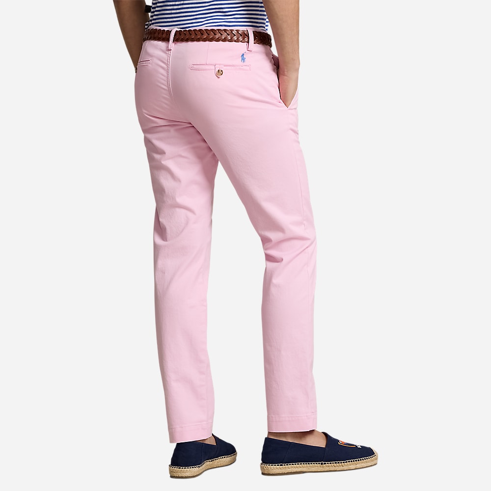 Washed Stretch Slim Fit Chino Pant - Carmel Pink