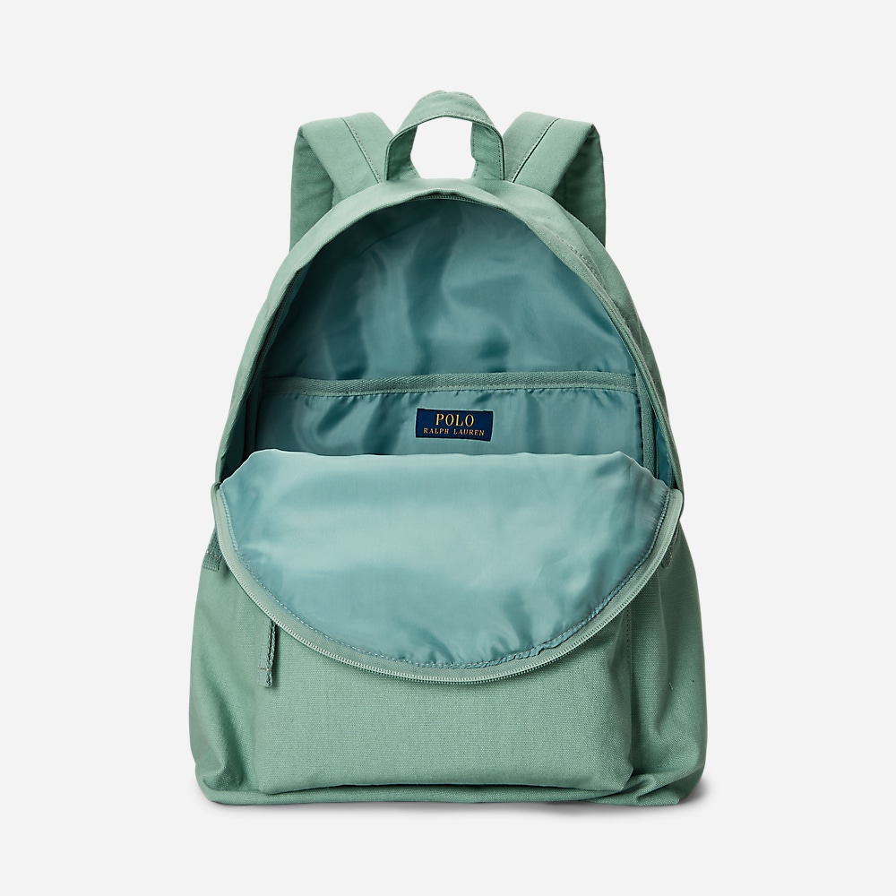 Canvas Backpack - Faded Mint