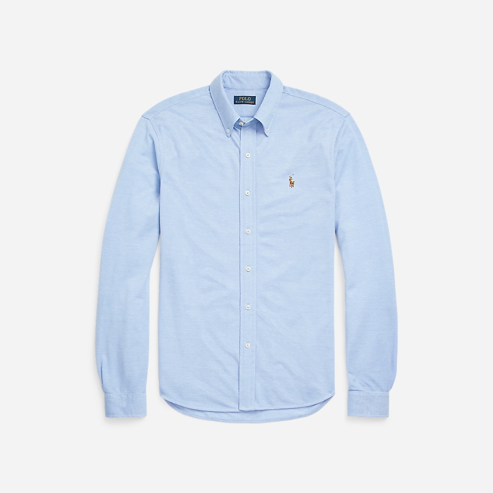 Knit Oxford Shirt - Harbor Island Blue/ Multi Pp