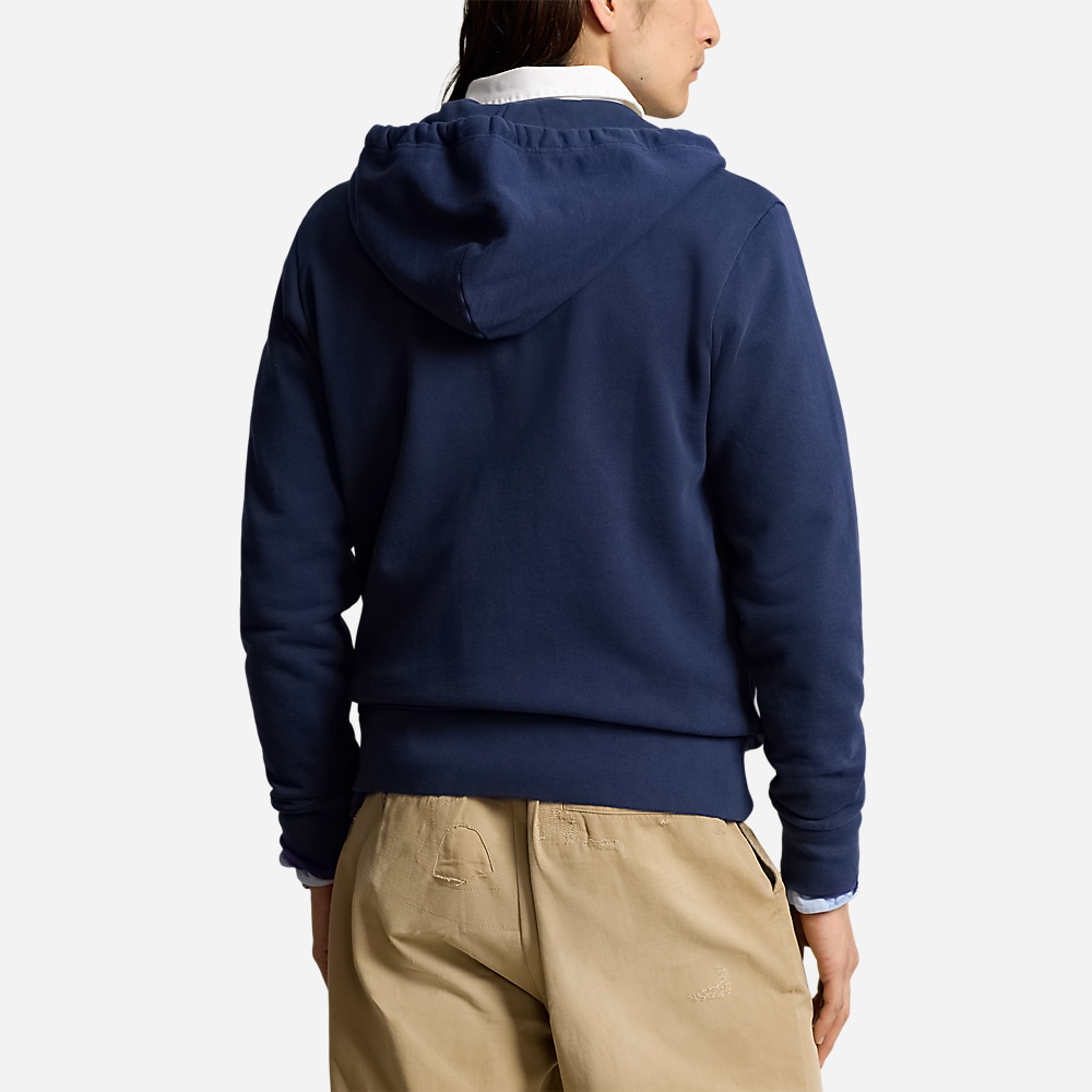 Loopback Terry Full-Zip Hoodie - Cruise Navy