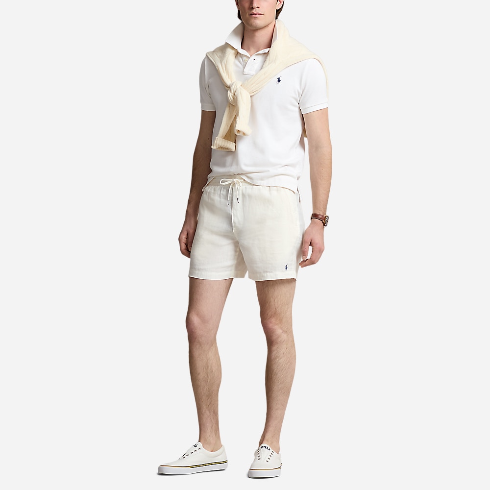 Polo Prepster Linen Short - Deckwash White