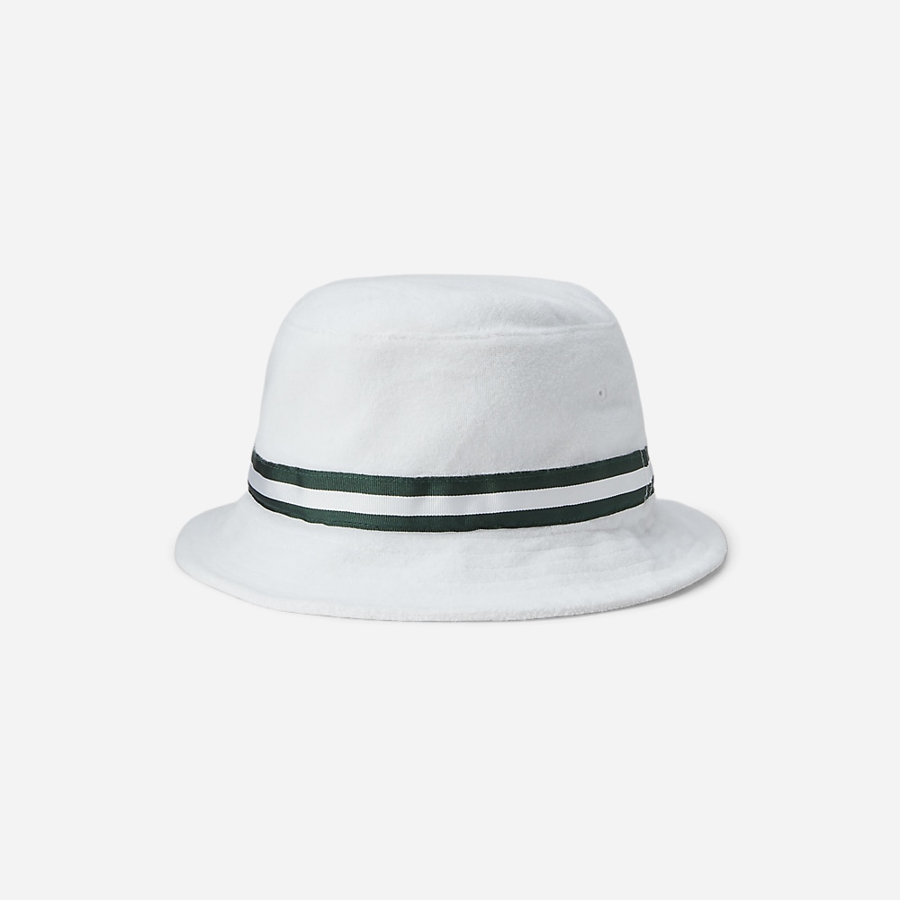 Wimbledon Reversible Terry Hat - White Multi