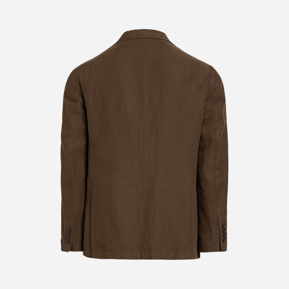 Polo Soft Modern Linen Suit Jacket - Chestnut