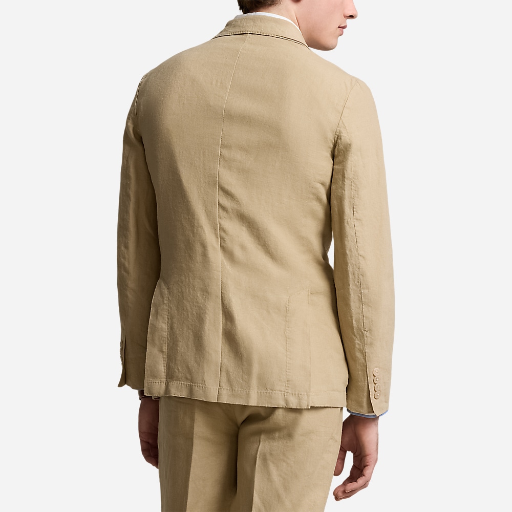 Polo Soft Modern Linen Suit Jacket - Coastal Beige