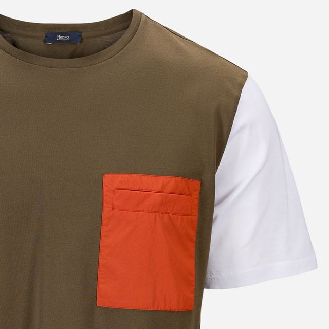 Cotton Jersey T-Shirt - Militare