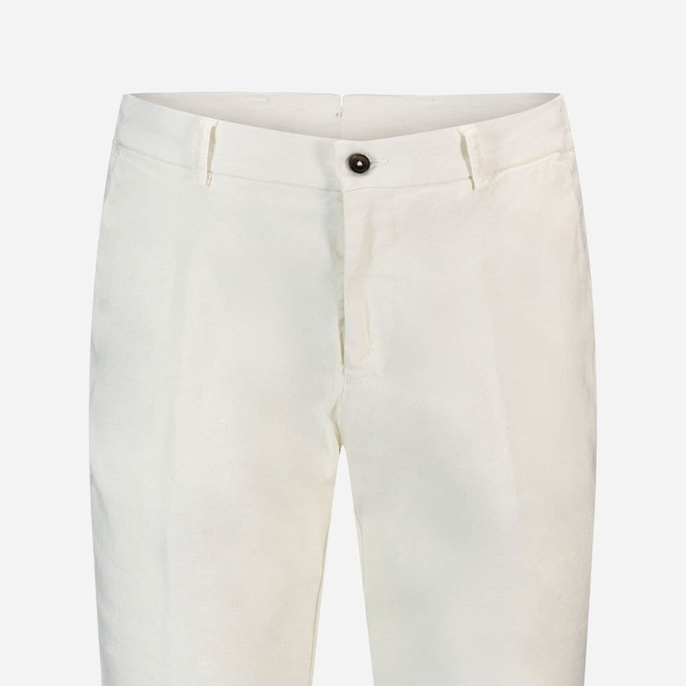 Morello Elax Structure Chinos - Panna