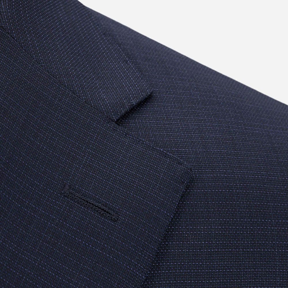 Suit Wool Structure - Navy