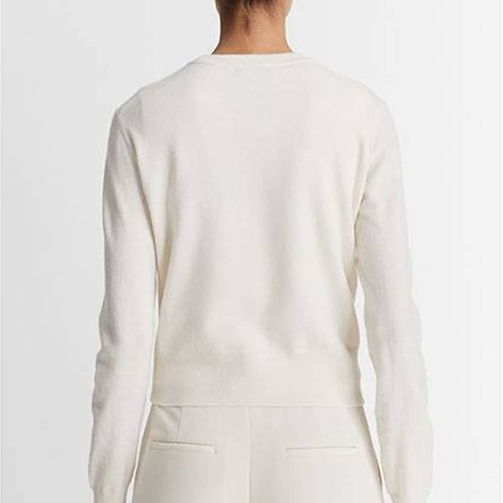 Shank Button Cardigan - Off White