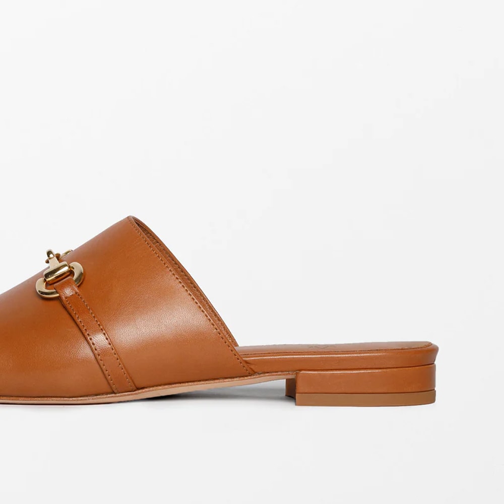 Zula Slippers - Cognac