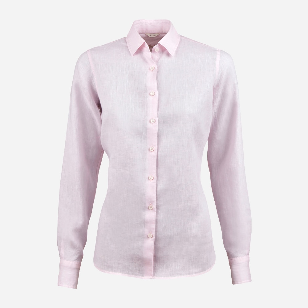 Sofie Linen Shirt - Pink