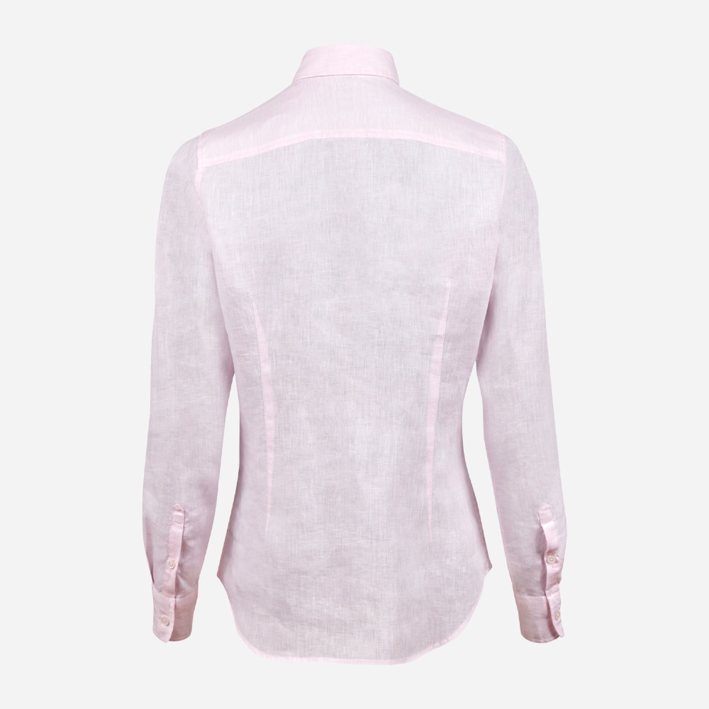 Sofie Linen Shirt - Pink