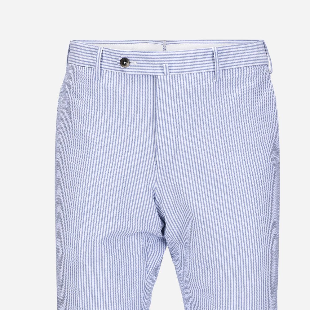 Seersucker Pant - Blue Stripes