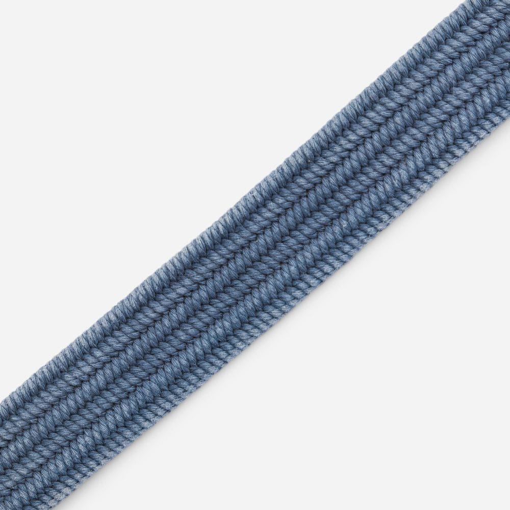 Elastic Washed Belt - Denim Blue