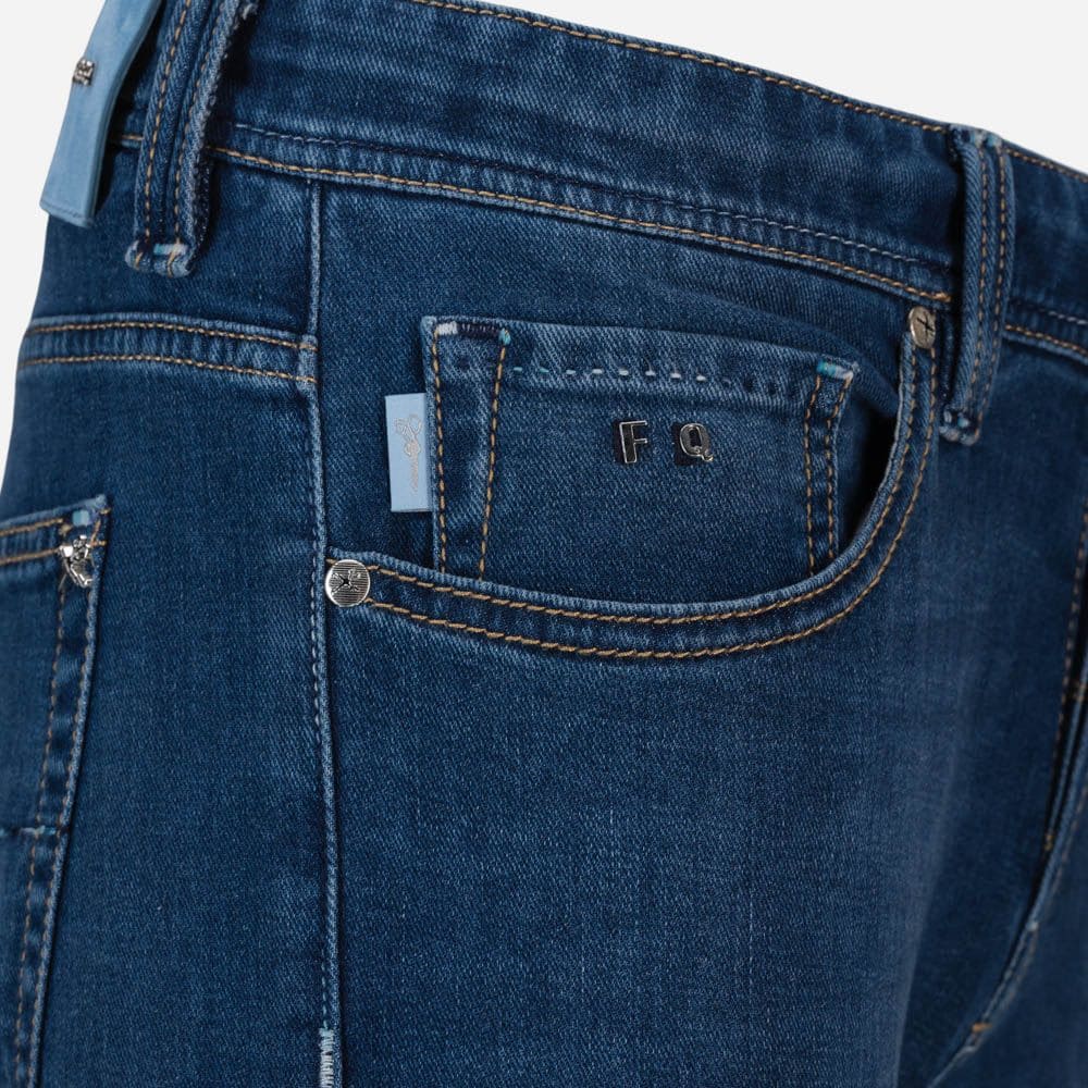 Leonardo Buttons Jeans - Denim