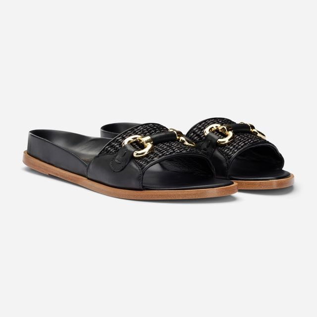 Toledo Slippers - Vitello Nero