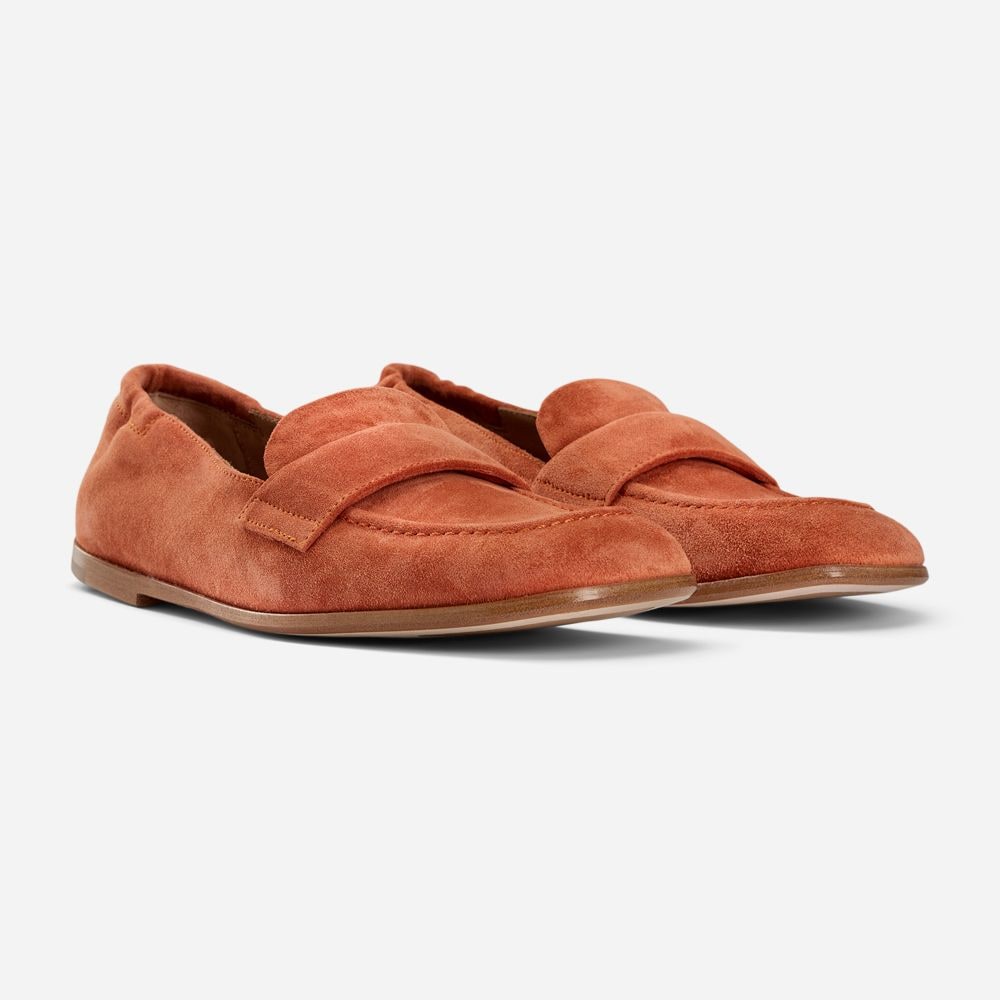 Loafer - Velour Orange