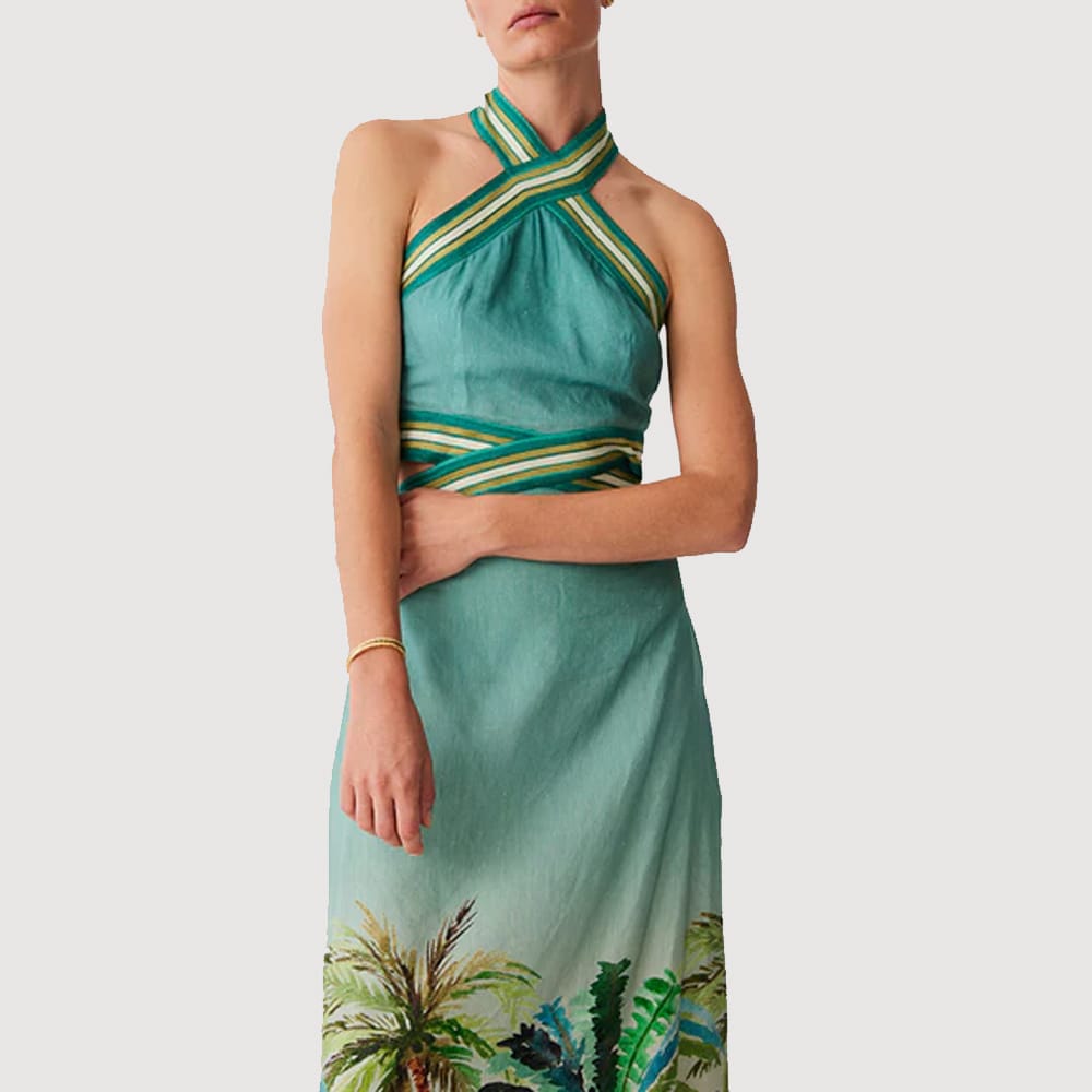 Celia Midi Dress - Print