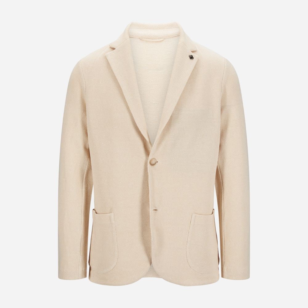 Blazer Jacket Cotton-Linen - Panna
