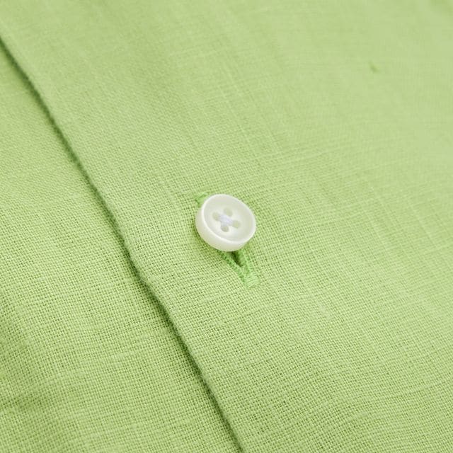 Regular Linen Shirt - Lime