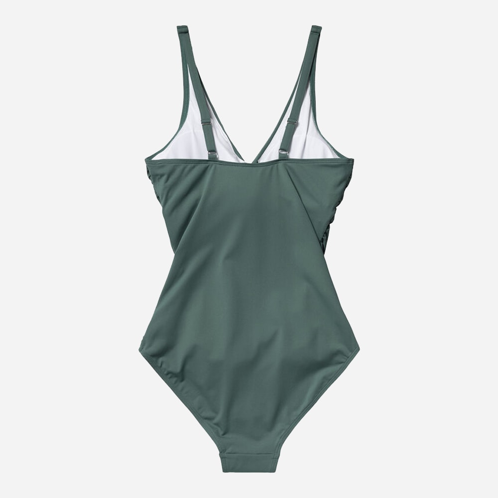 Simi Solid Swimsuit - Deep Jungle