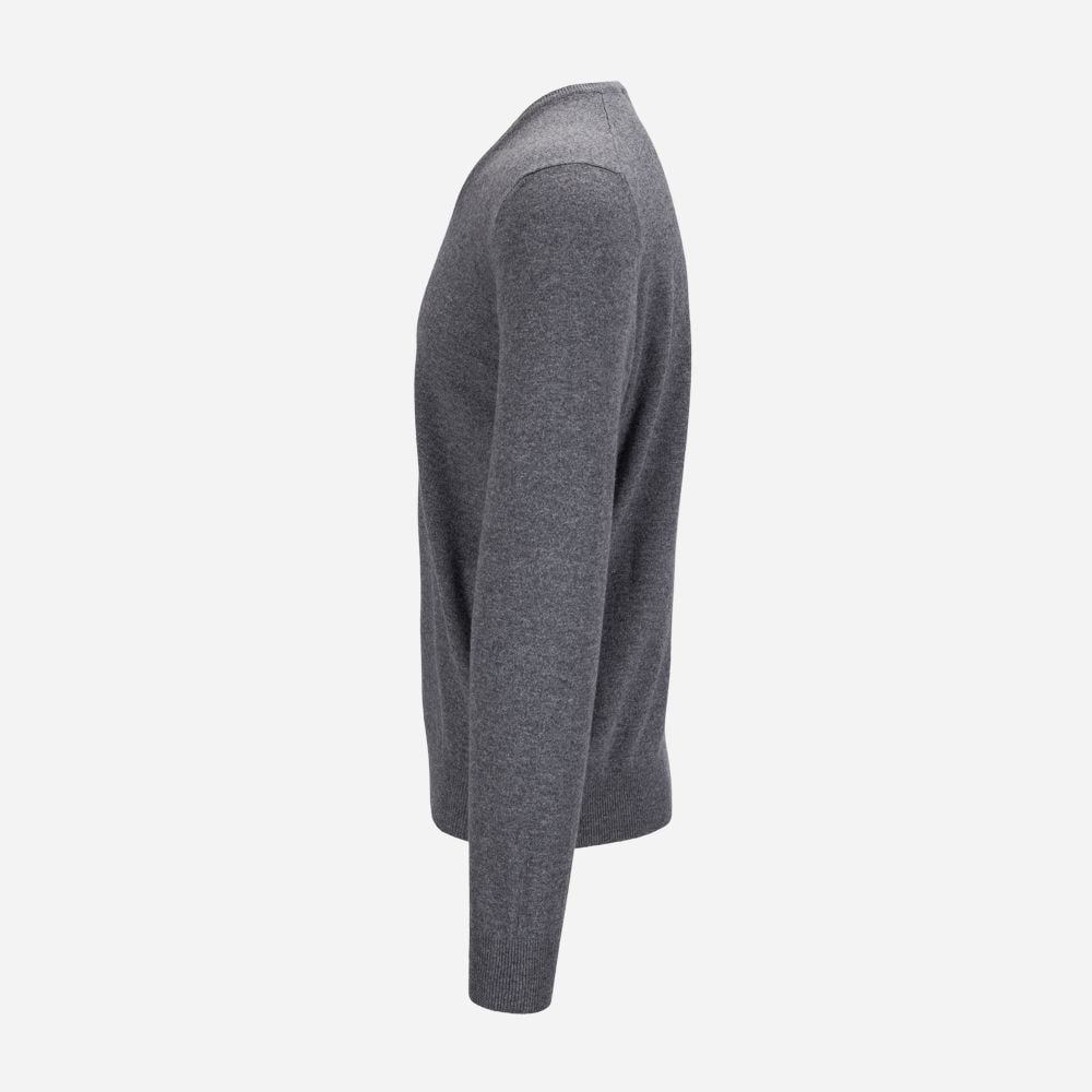 V-Neck Cashmere - Grey