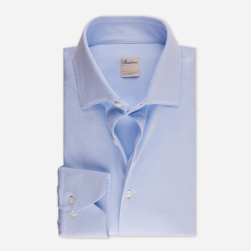 Slimline Jersey Shirt - Blue