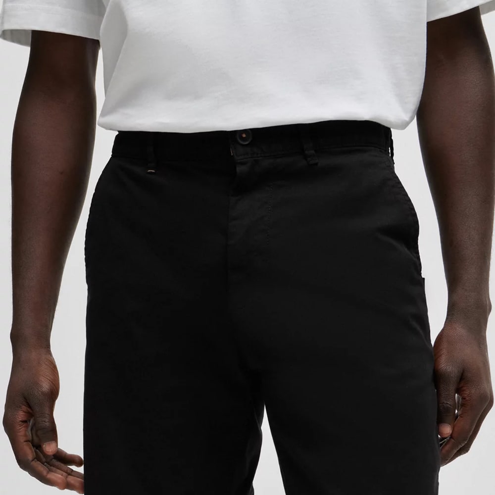 Chino Slim Shorts - Black