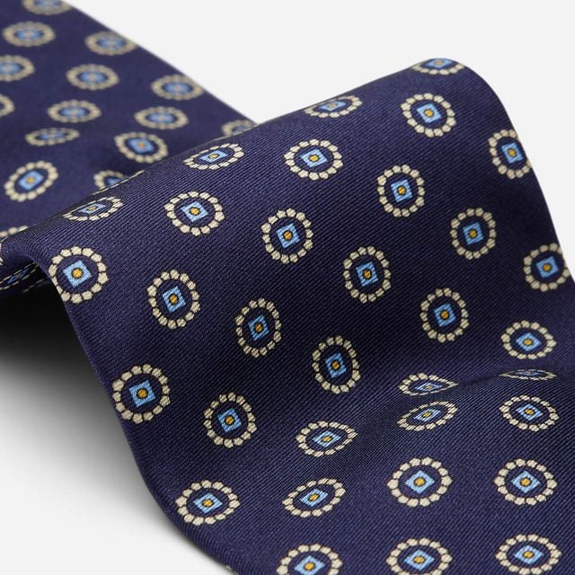 Silk Tie - Blue Fabric