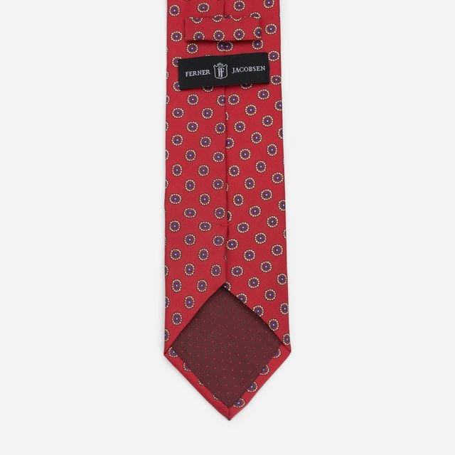 Silk Tie - Red Fabric