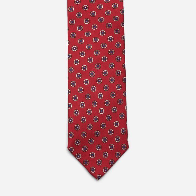 Silk Tie - Red Fabric