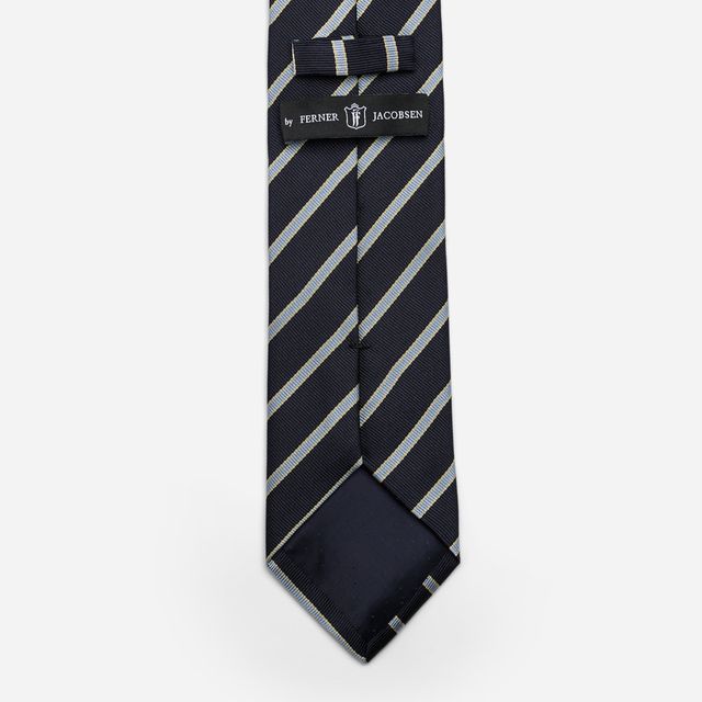 Silk Tie - Blue Stripes