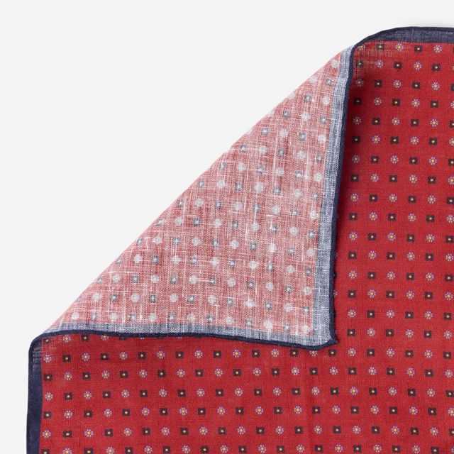 Hankys Linen - Red Fabric