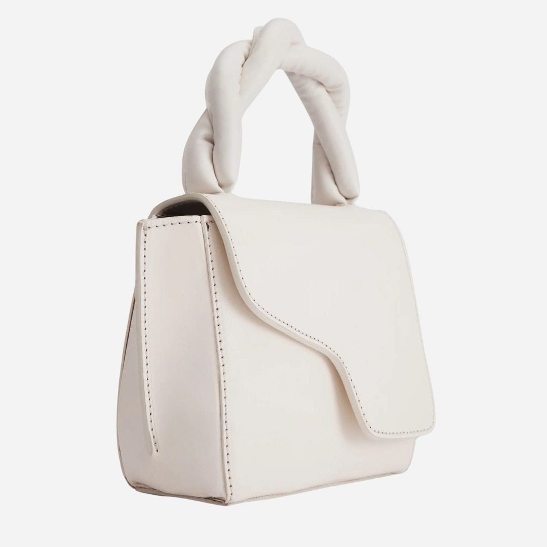 Montalbano Linen Leather/Nappa Mini Handbag - Linen